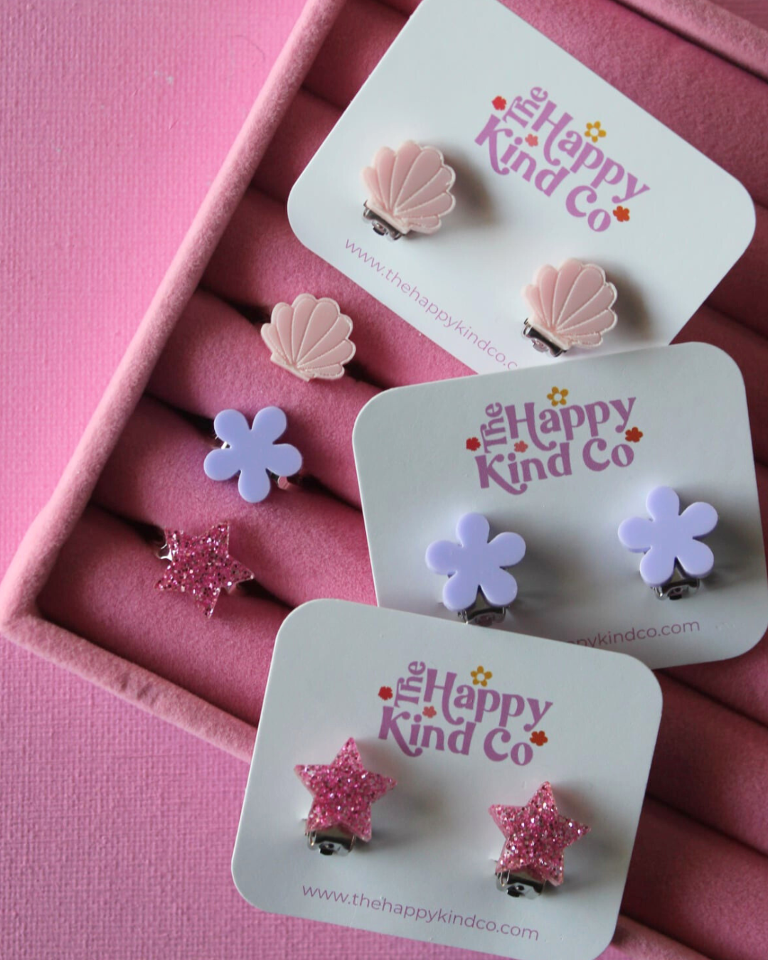 Pink Shell Statement Ring