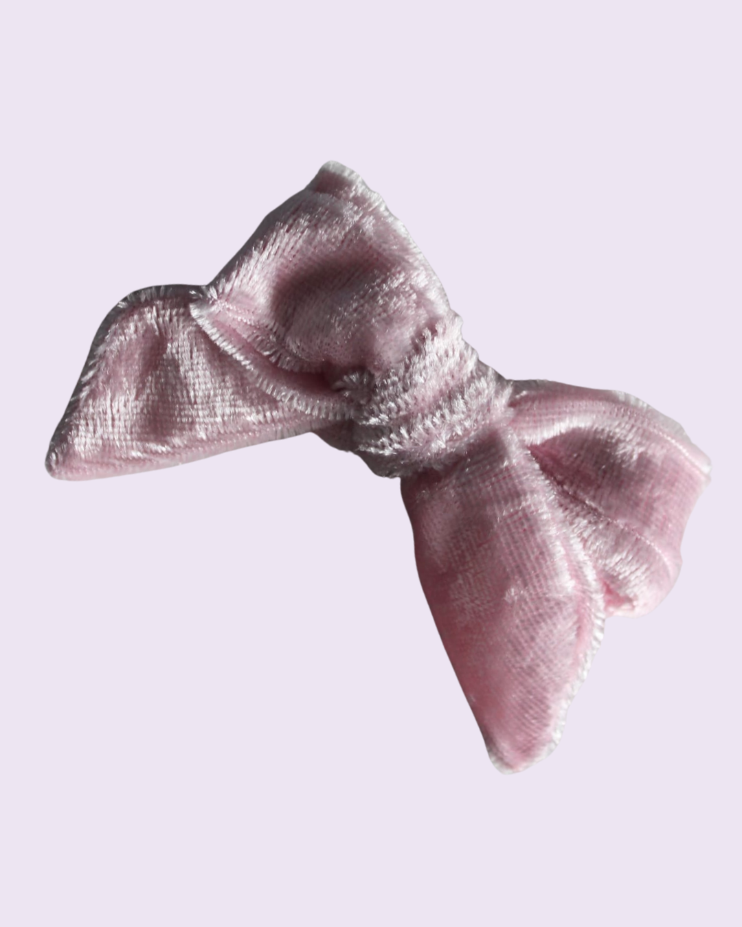 Marshmallow Velvet Victoria Bow