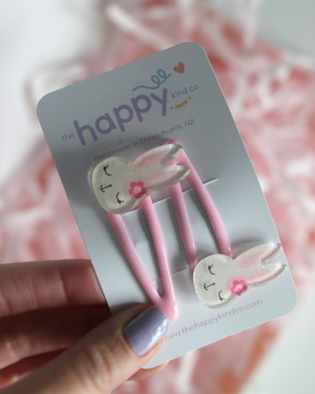 Blossom Bunny Snap Clips