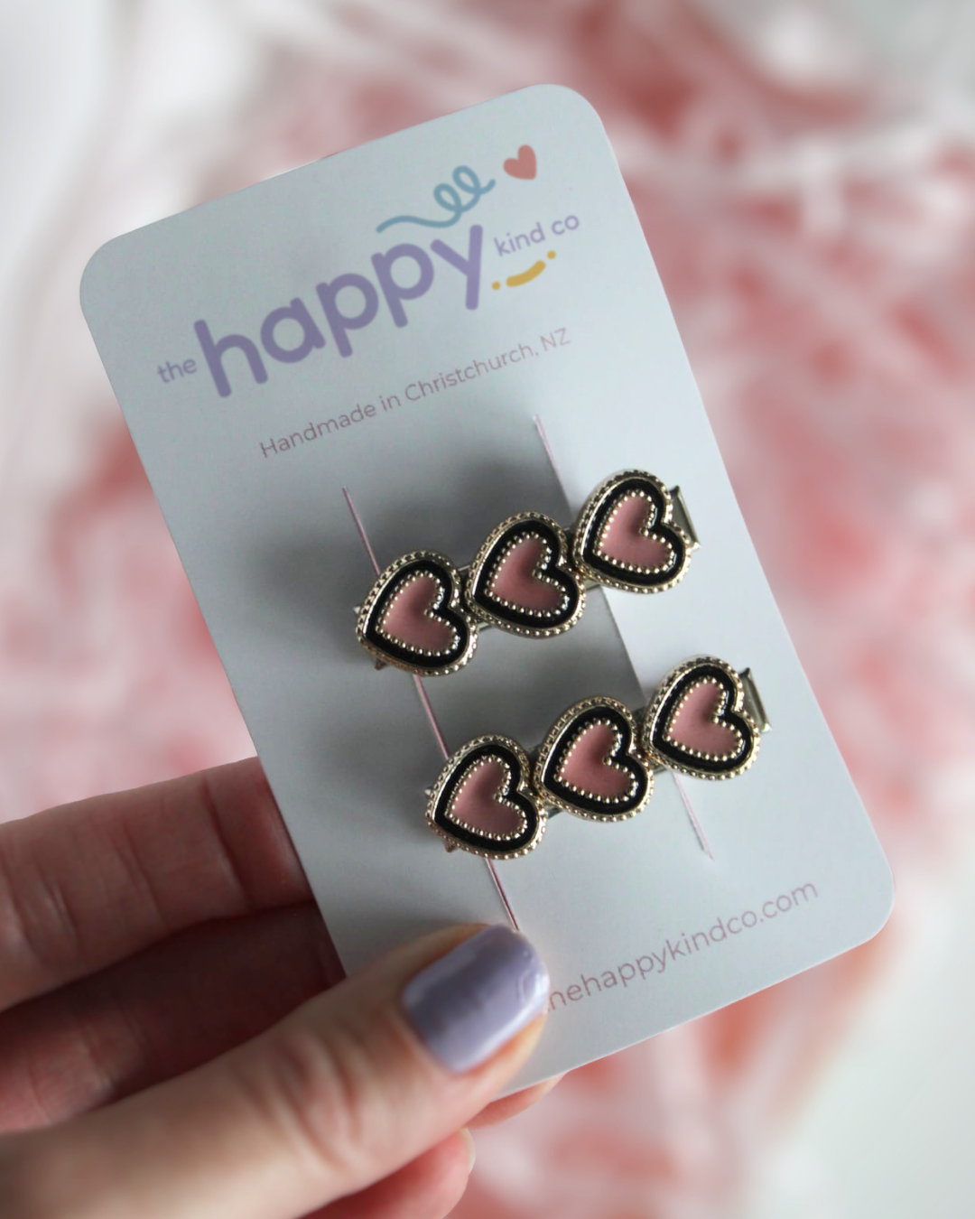 Glam Heart Mini Clips