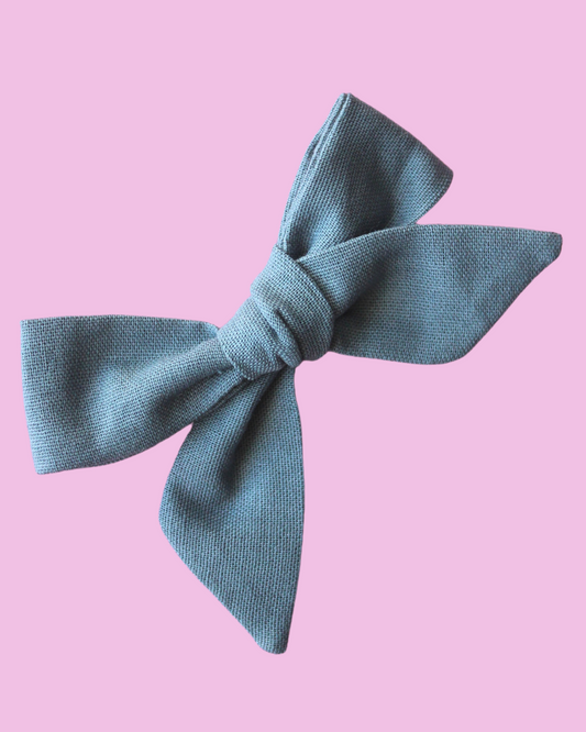 Dusky Blue Victoria Bow