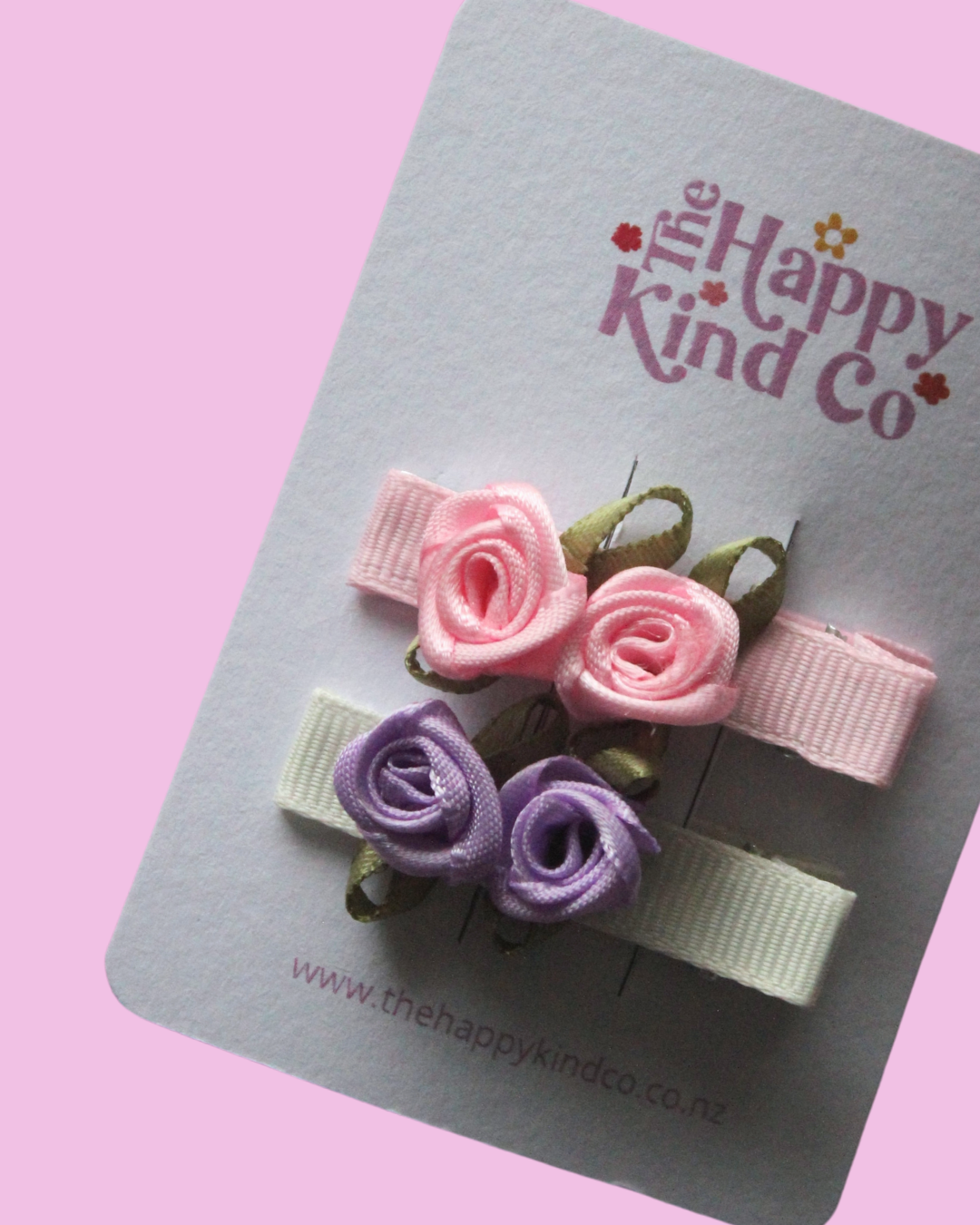 Vintage Rose Clips