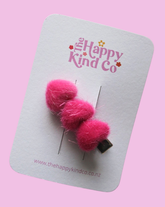 Love Fluffs Statement Clip Melon