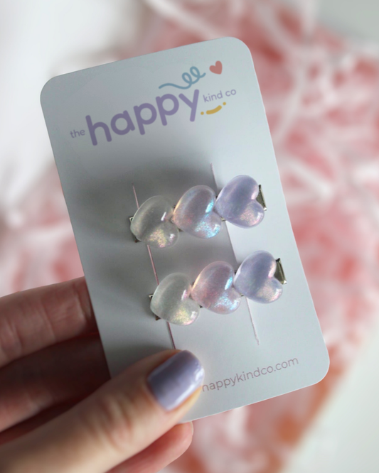 Unicorn Heart Mini Clips