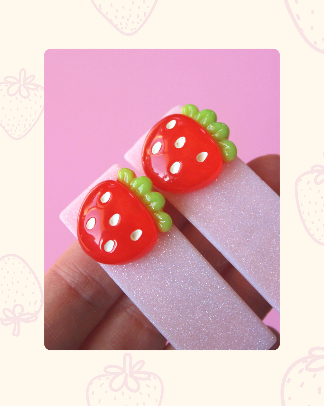 Chunky Glitter Clips - Pink Berry