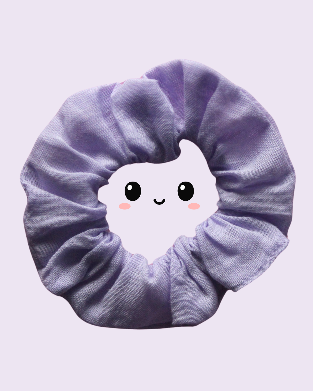 Creamy Lavender Toddler Scrunchie