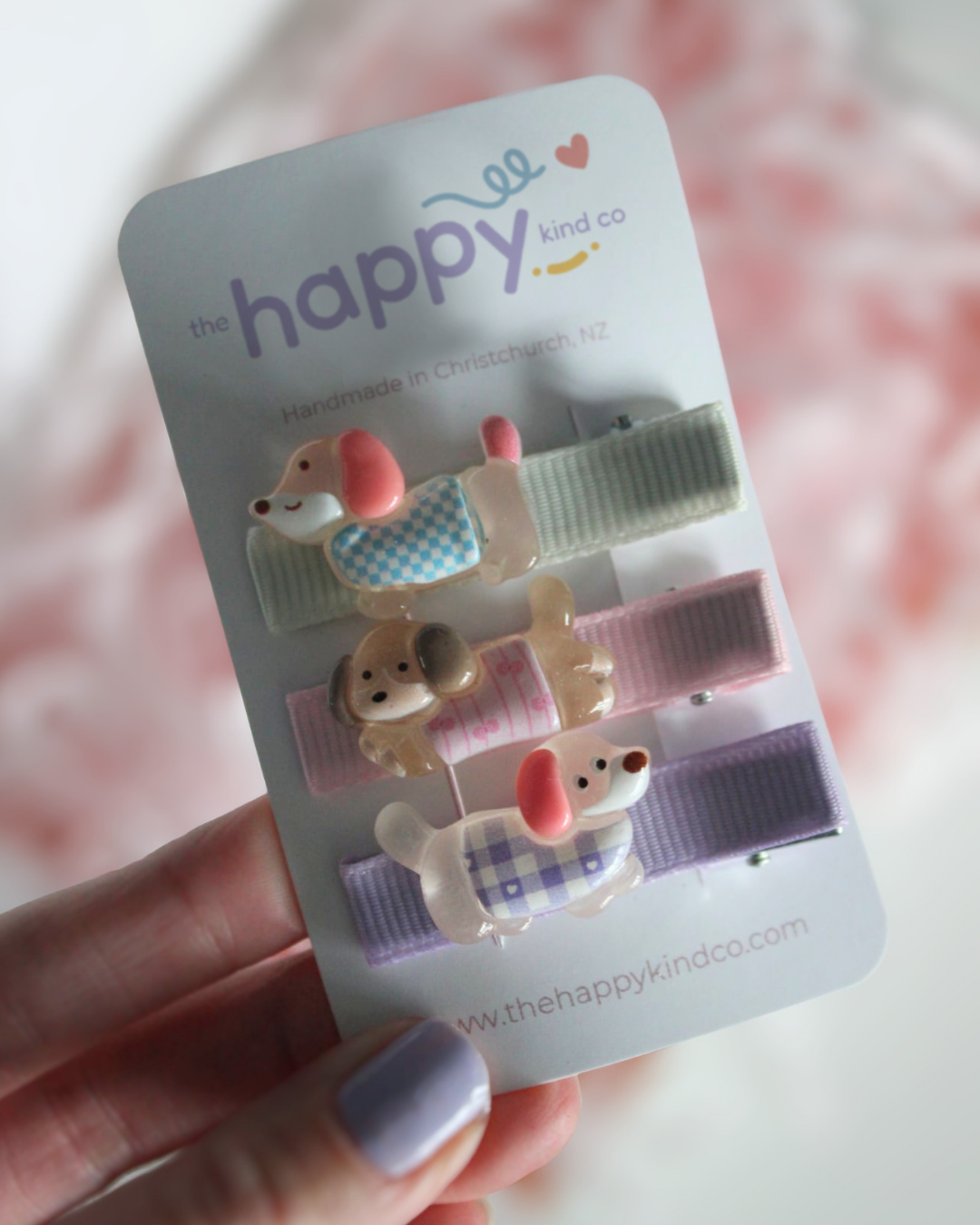 Pastel Pup Combo Clips (3 Pack)