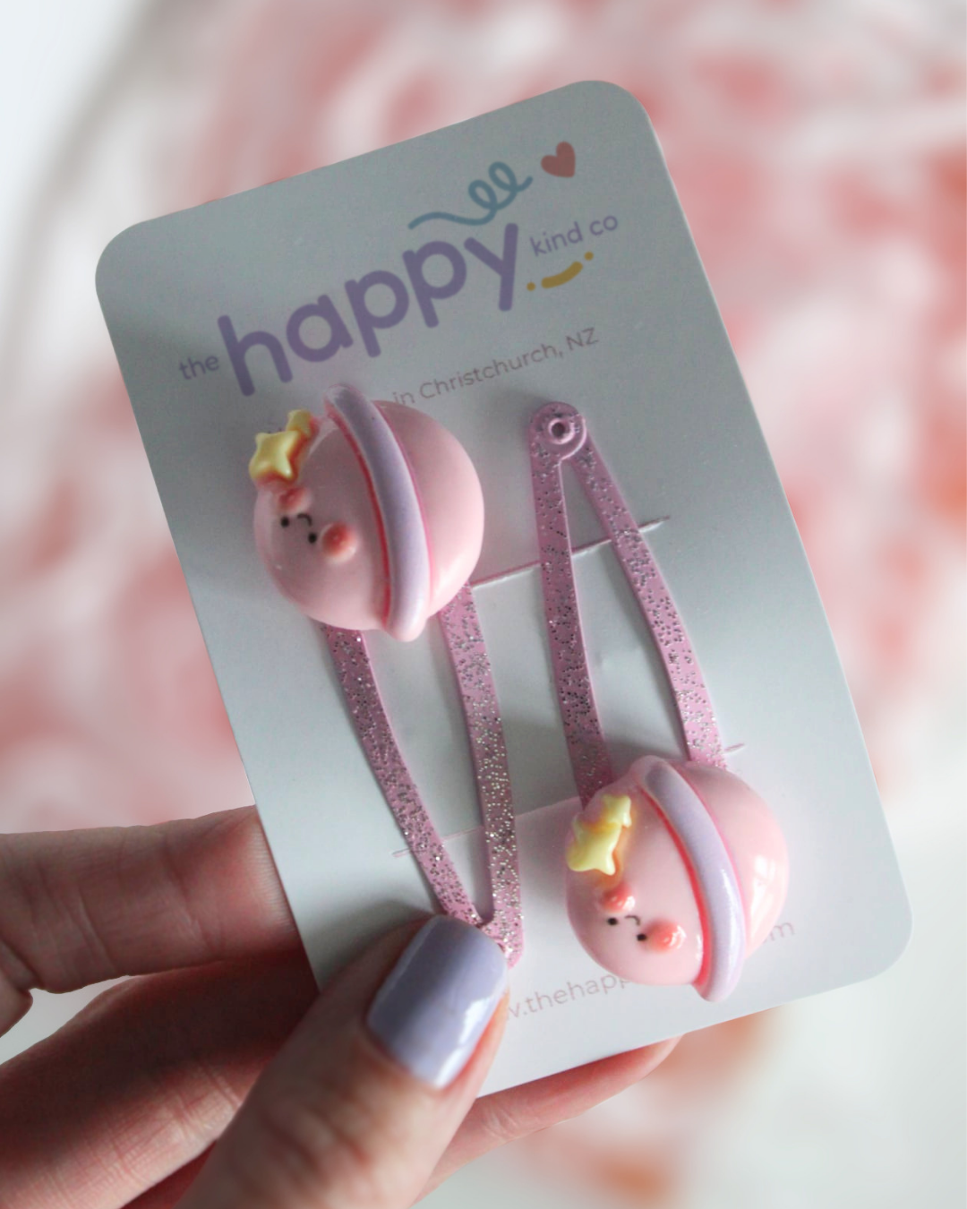Planet Sparkle Snap Clips