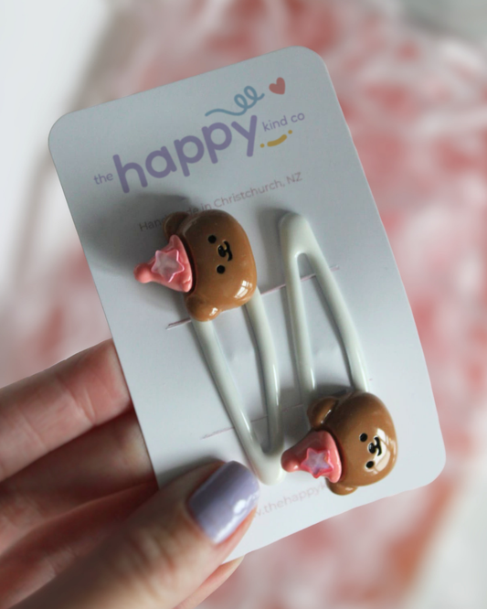Party Bear Snap Clips