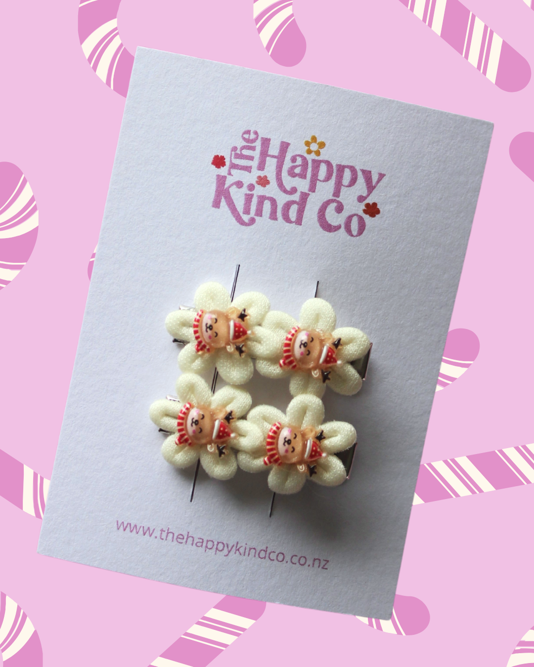 Reindeer Flower Clips