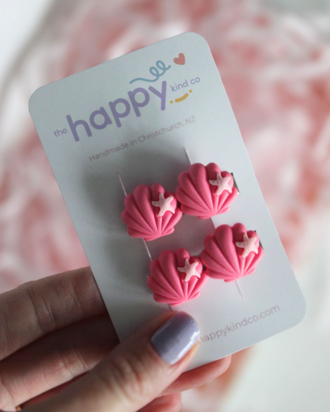 Mermaid Shell Mini Clips
