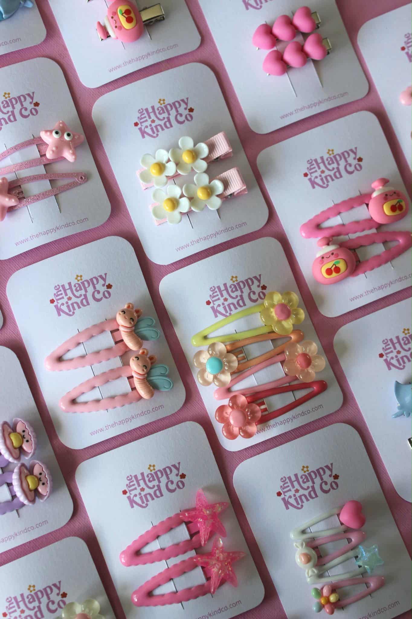 Summer Jelly Flower Clips