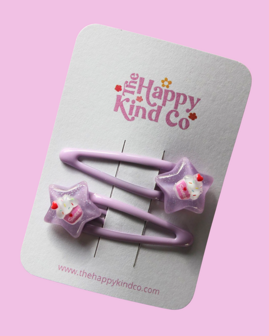 Sugared Cupcake Clips