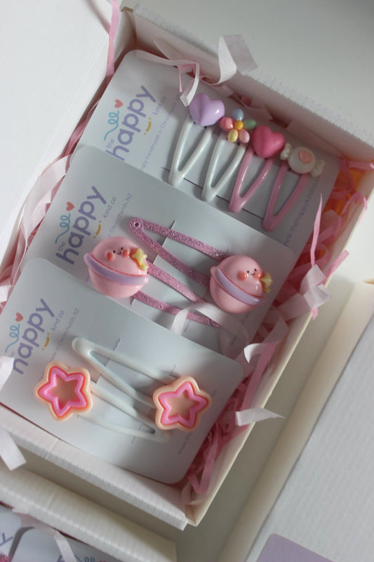 Planet Sparkle Snap Clips