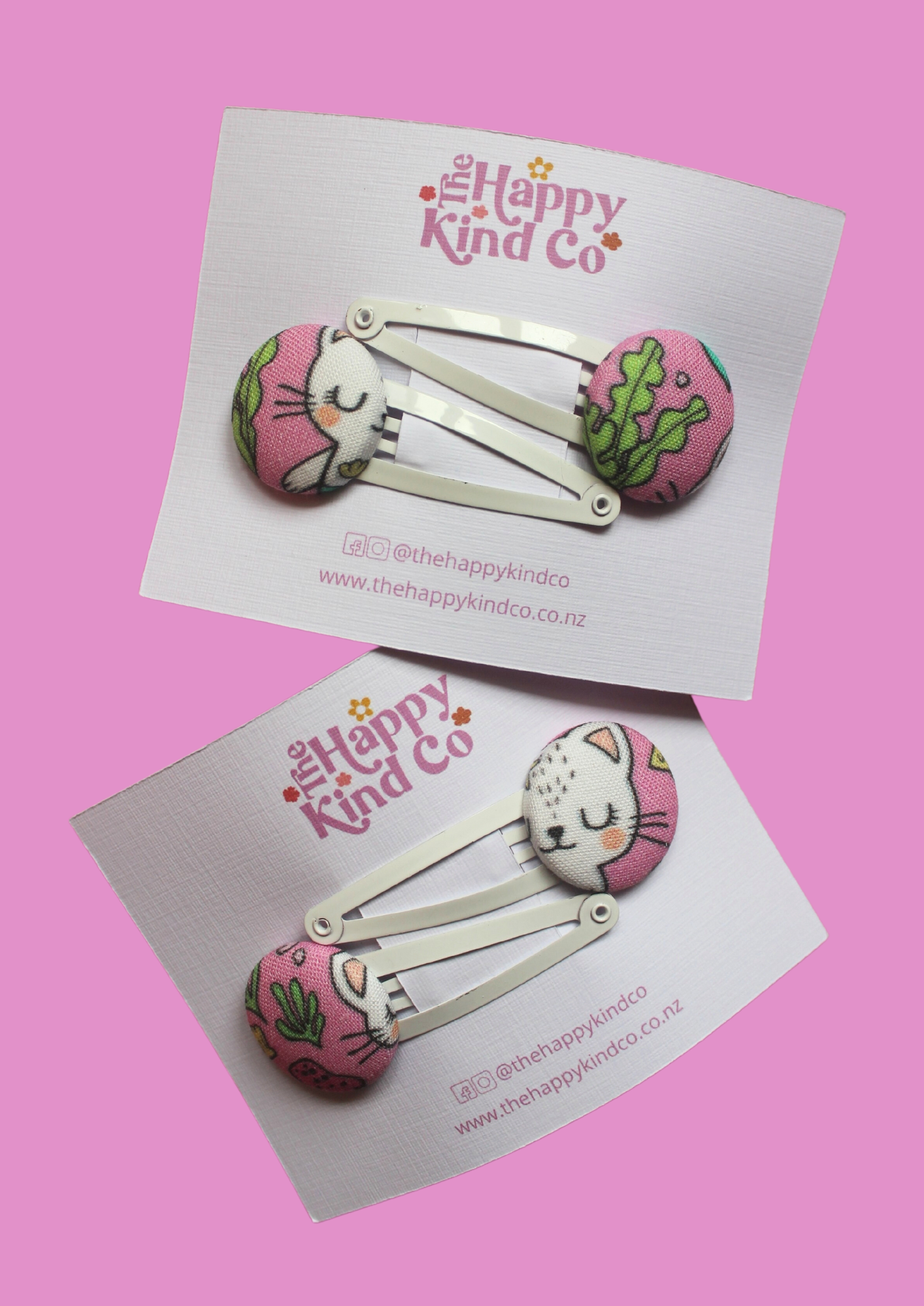 Cute As A Button Purrmaid Button Clips