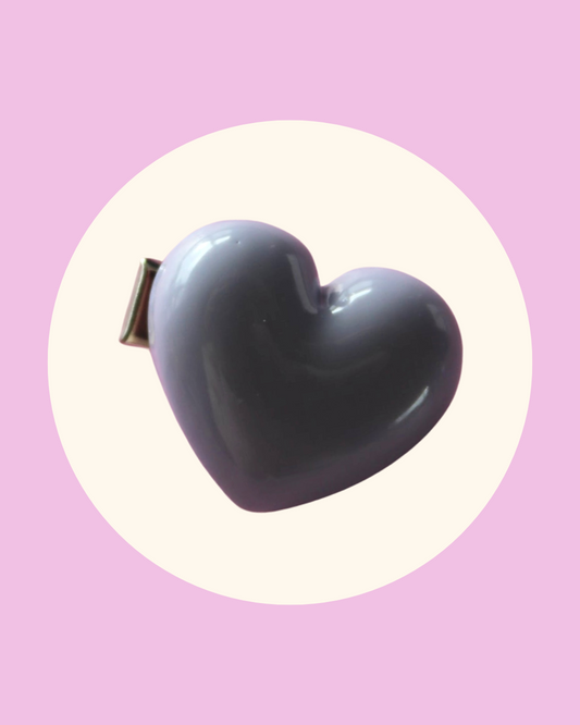 Grape Bubble Heart Clip Pop