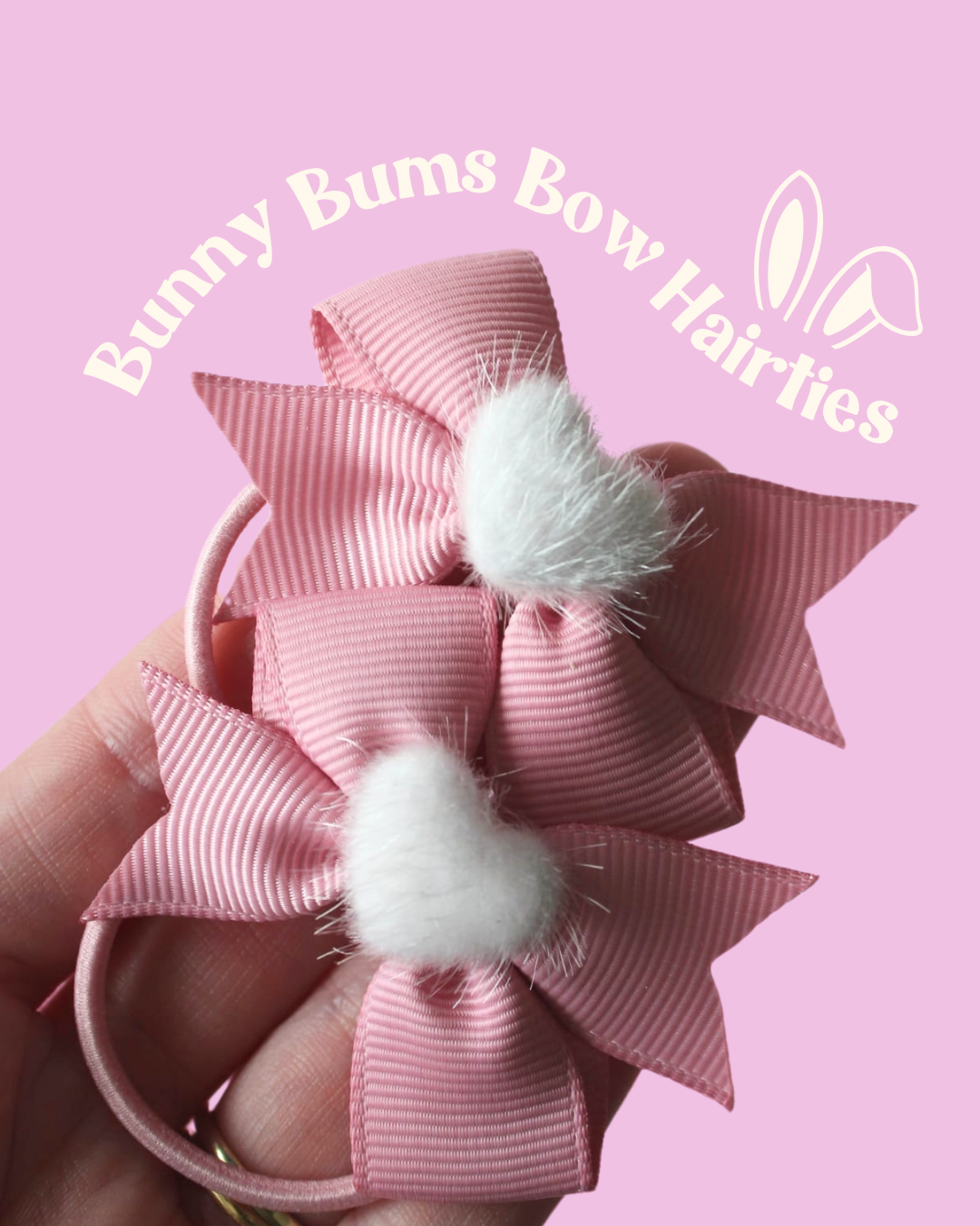 Bunny Bum Bow Hair Ties