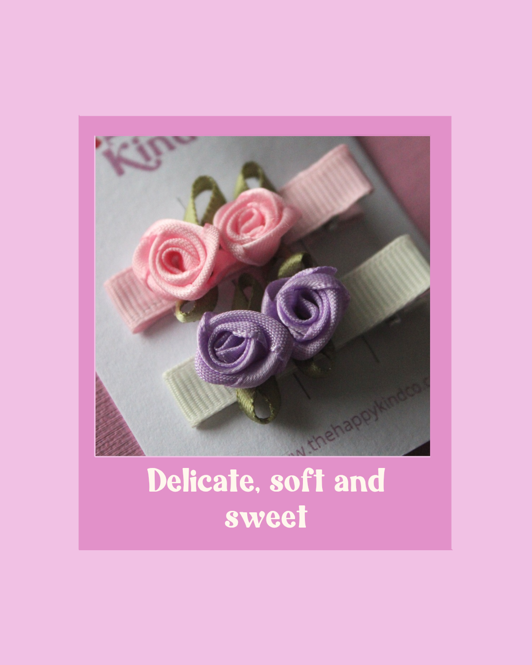 Vintage Rose Clips