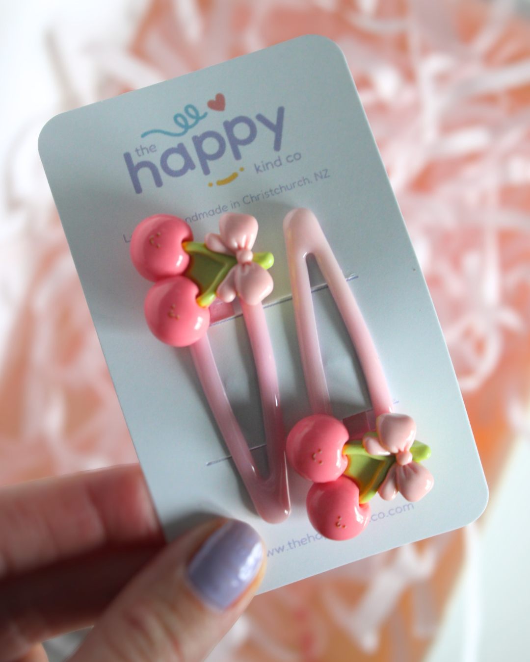 Cheerful Cherry Snap Clips