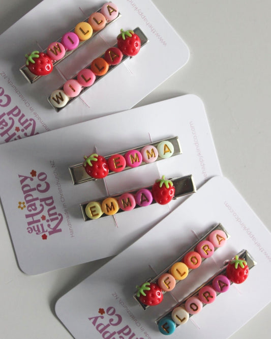 Custom Berry Name Clips