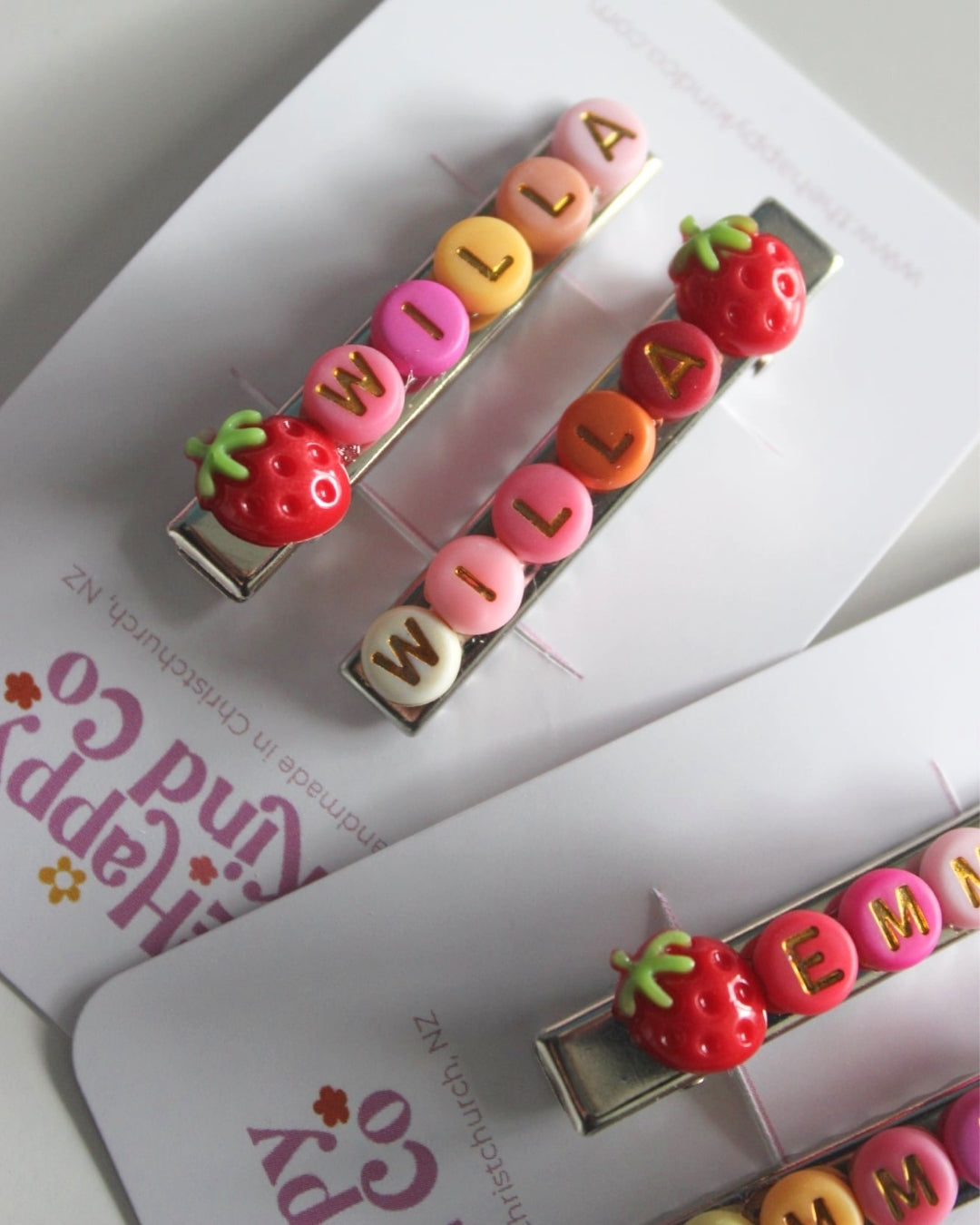 Custom Berry Name Clips