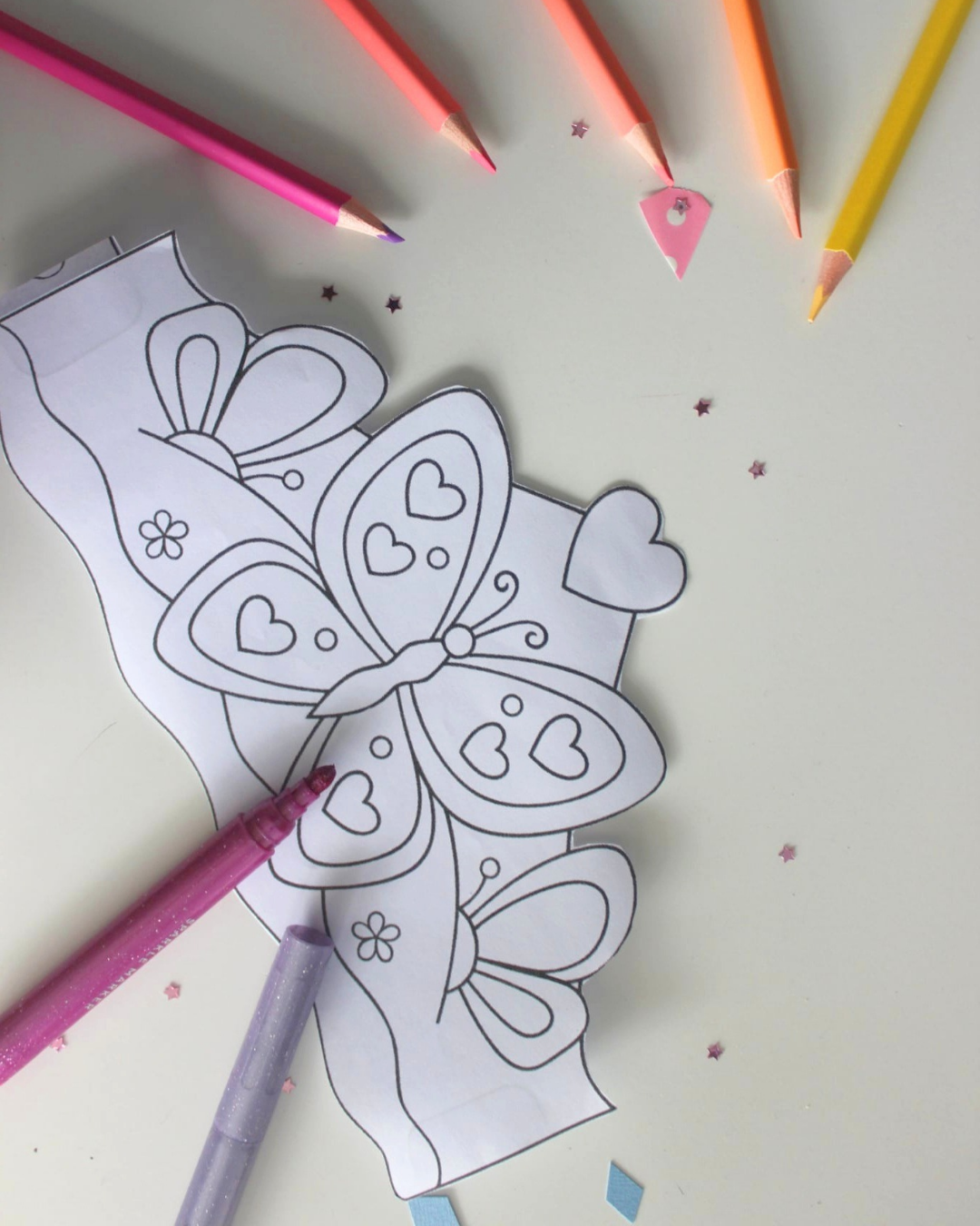 Printable Butterfly Crown