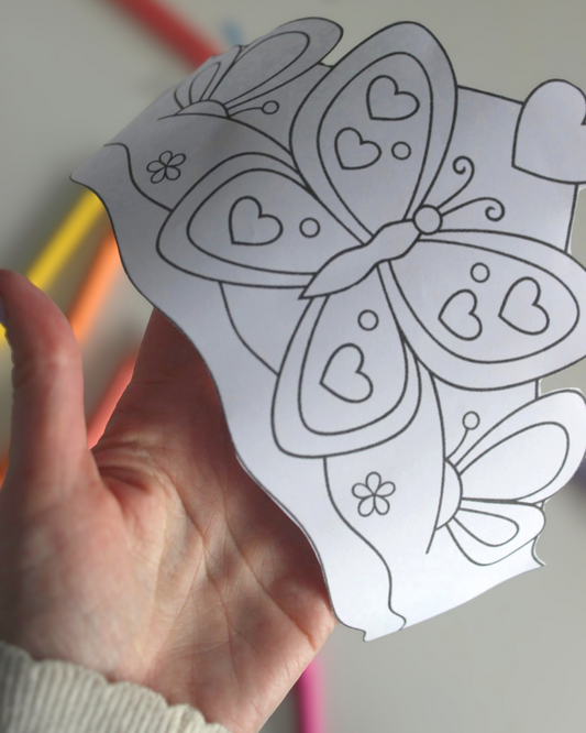 Printable Butterfly Crown