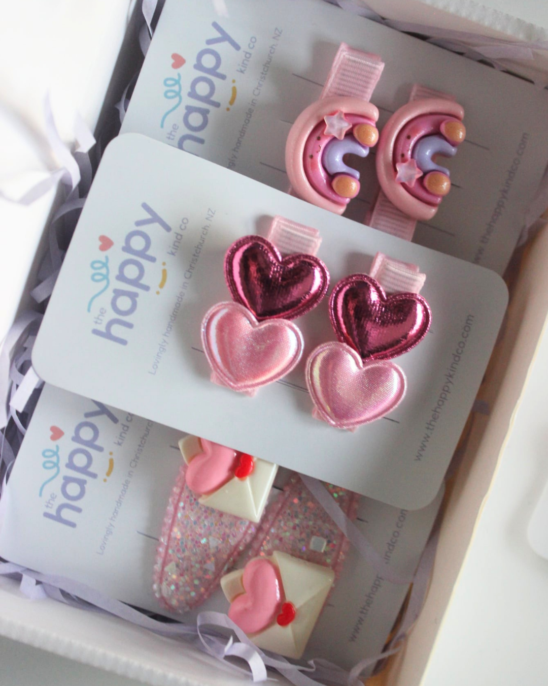 Cotton Candy Rainbow Mini Clips