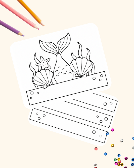 Printable Mermaid Tail Crown