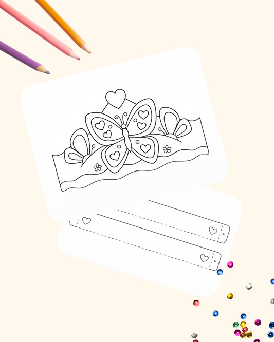 Printable Butterfly Crown