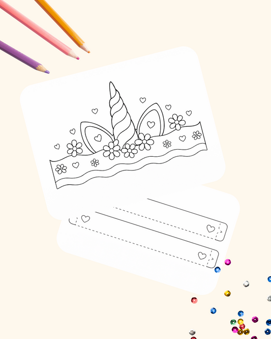 Printable Unicorn Crown