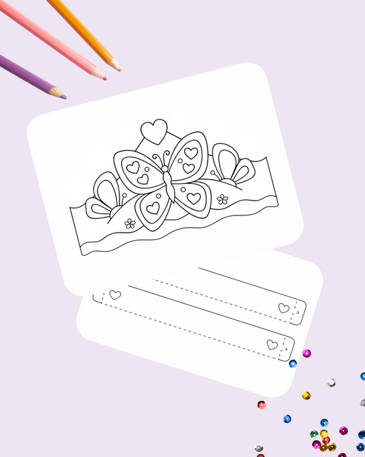 Printable Butterfly Crown