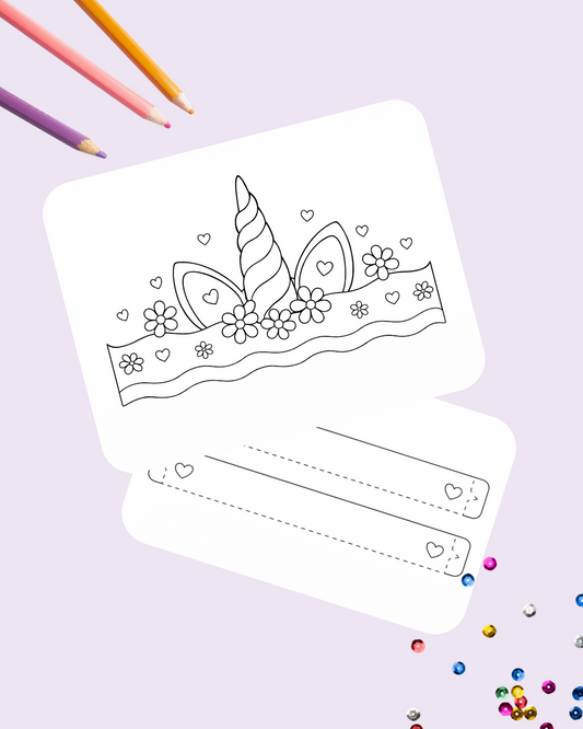 Printable Unicorn Crown