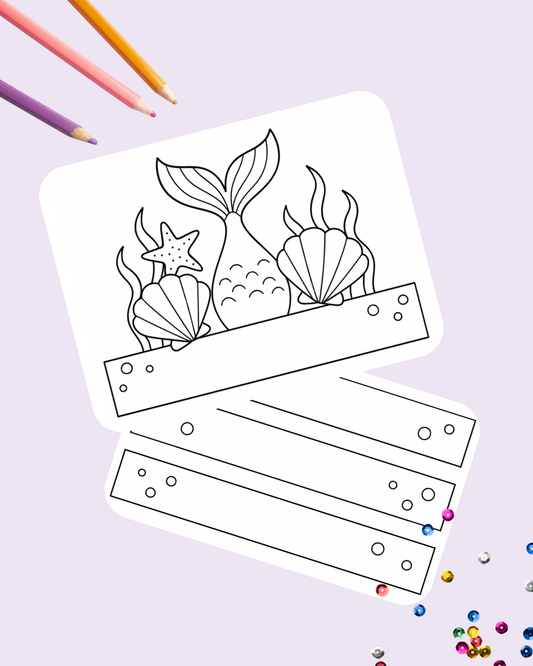 Printable Mermaid Tail Crown