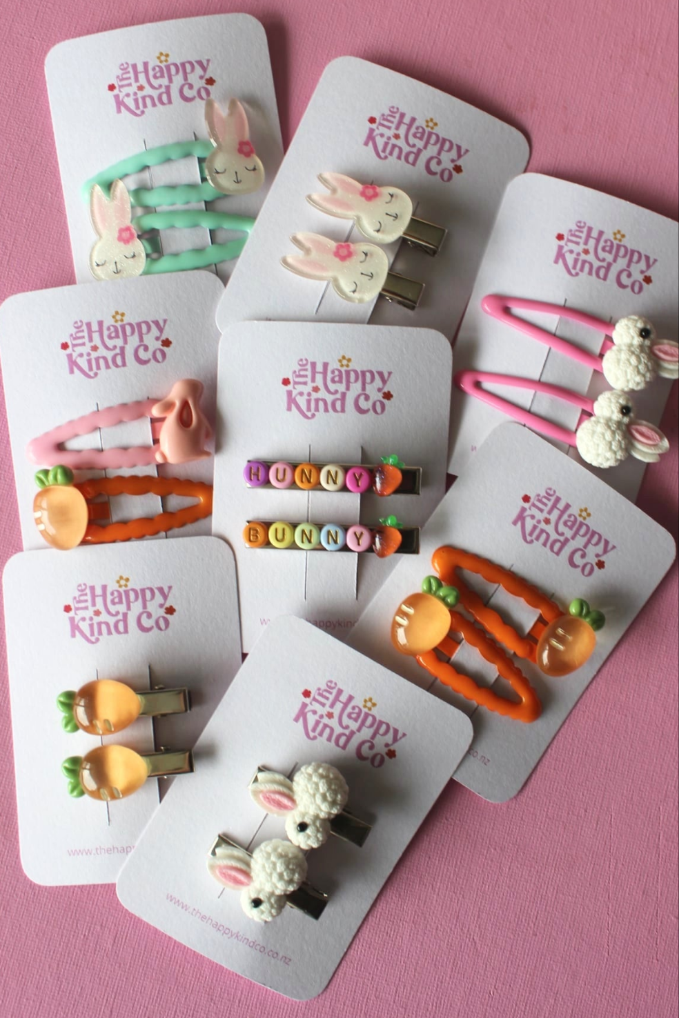 Wavy Carrot Clips