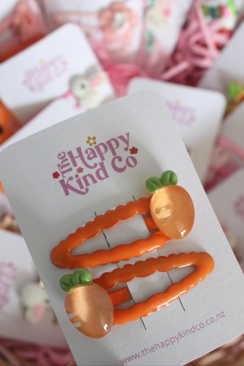 Wavy Carrot Clips
