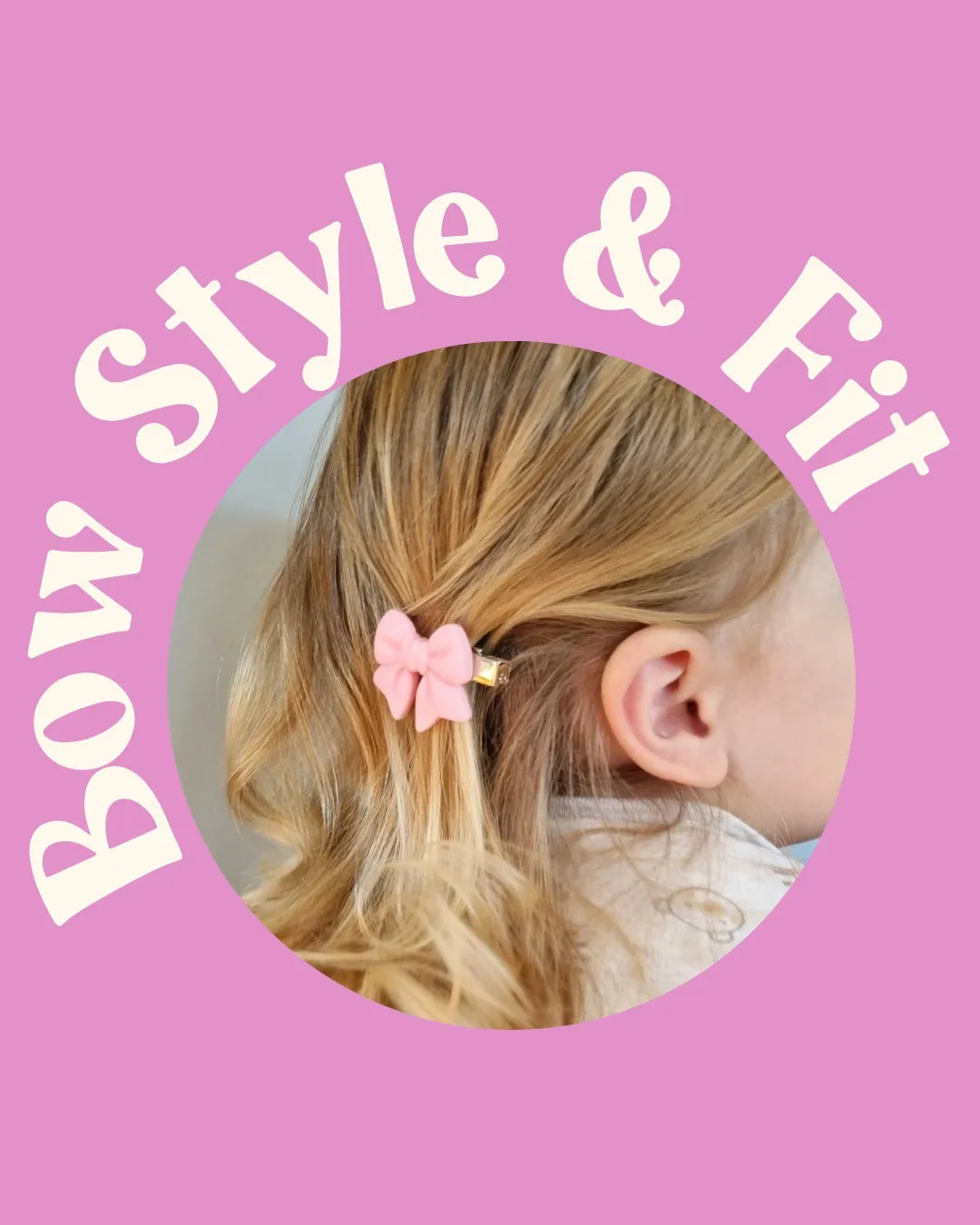 Dreamy Bow Clips - Creamy Peach