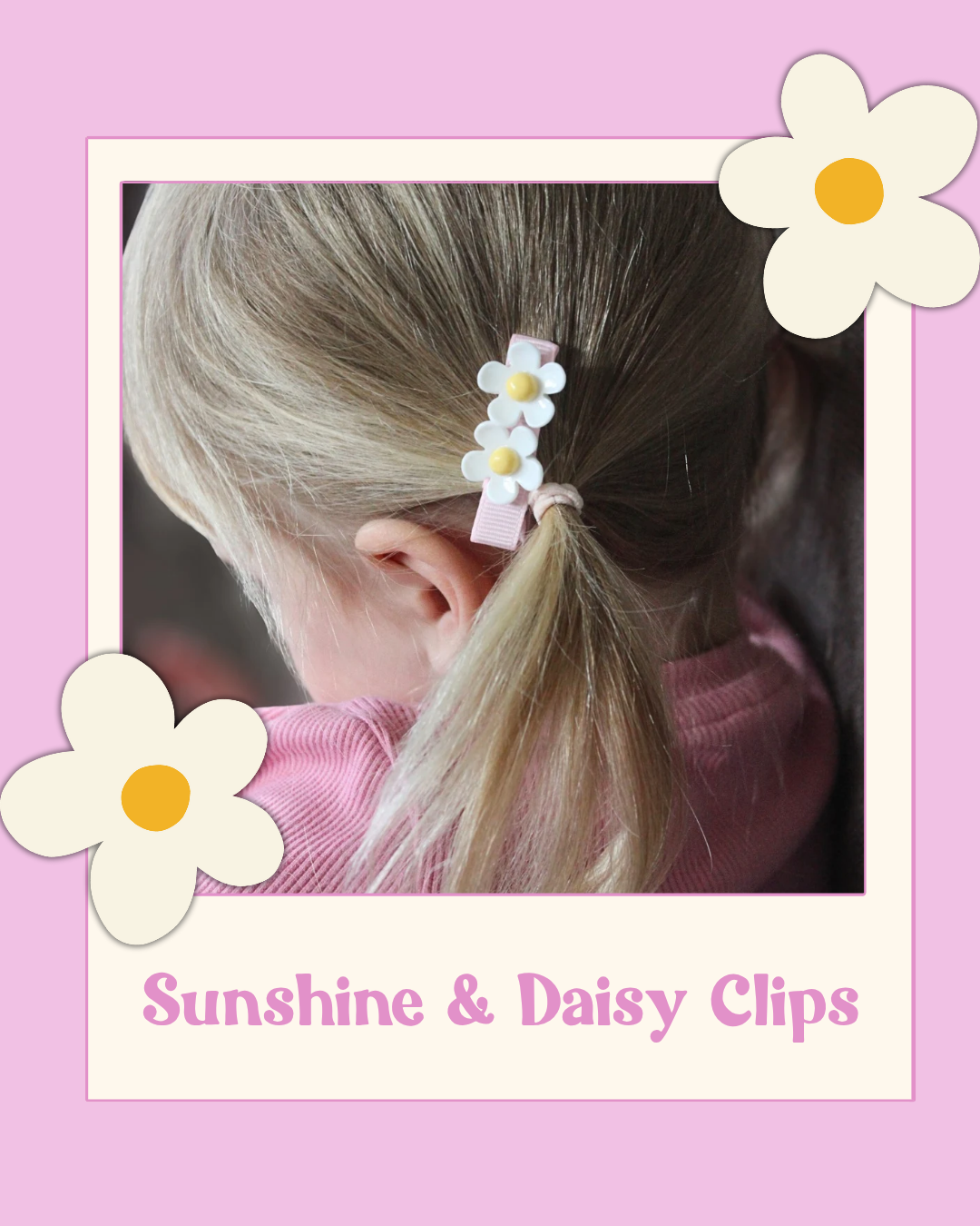 Sunshine & Daisy Clips