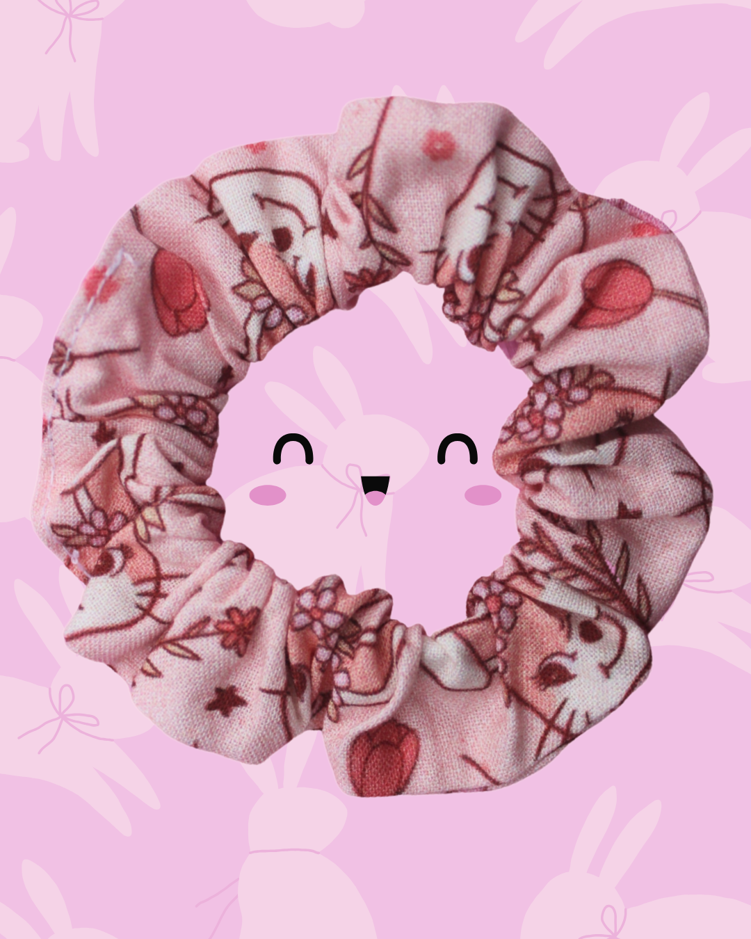 Deluxe Vintage Bunny Toddler Scrunchie