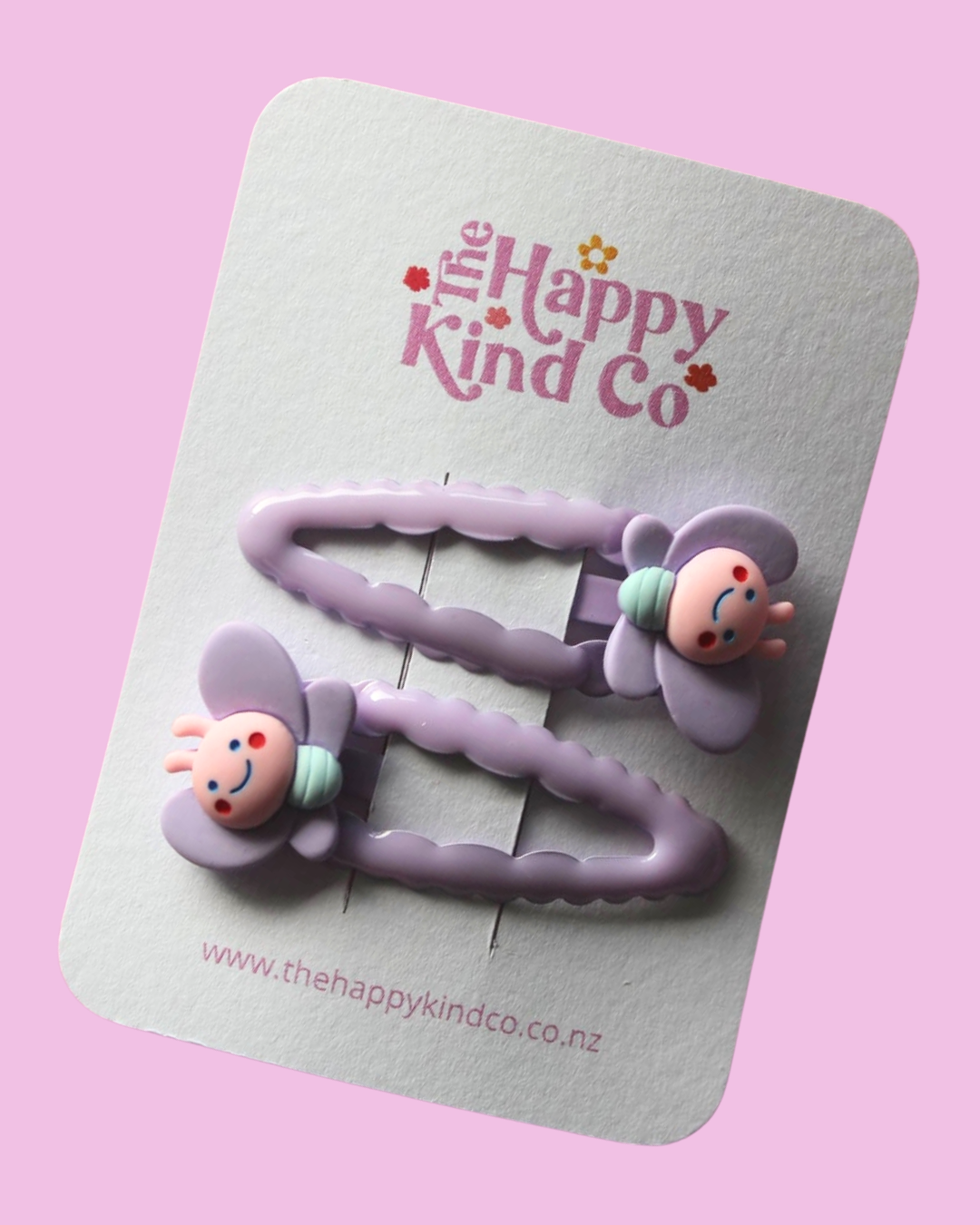 Wavy Butterfly Clips