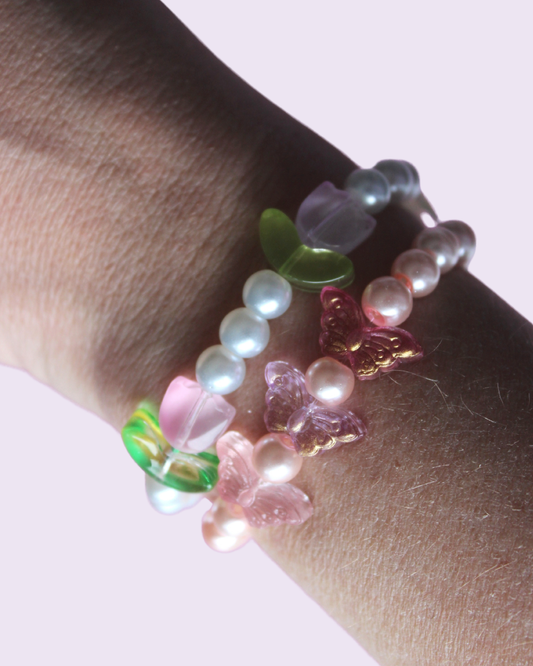Flower & Pearls Bracelet