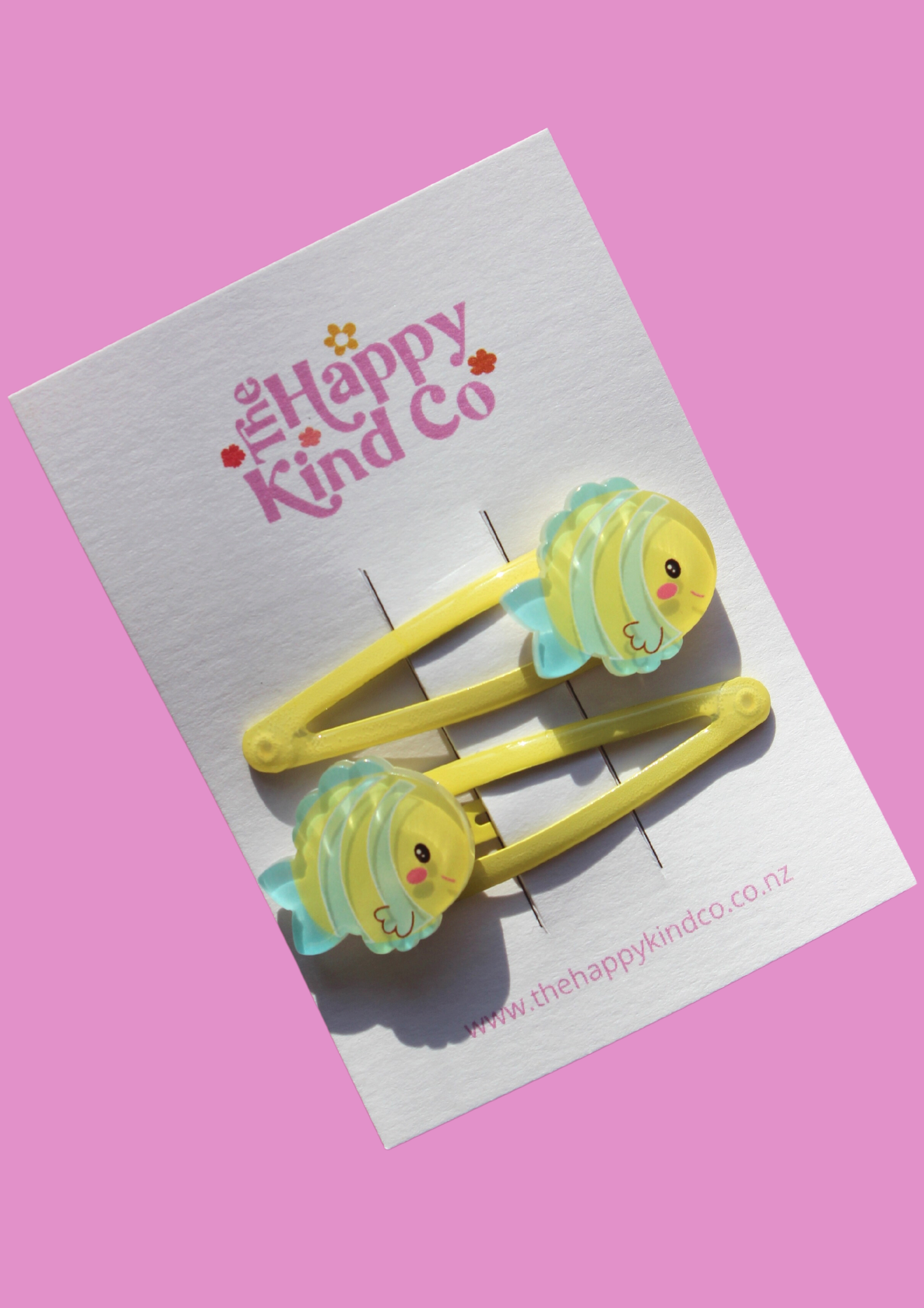 Felix The Fish Clips 2 Pack Yellow