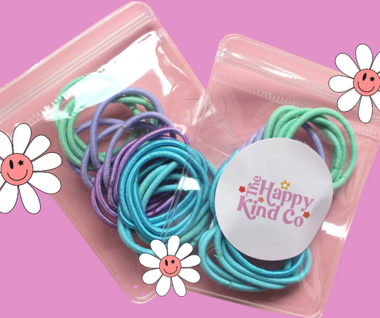 Petite Mermaid Elastics 20 Pack