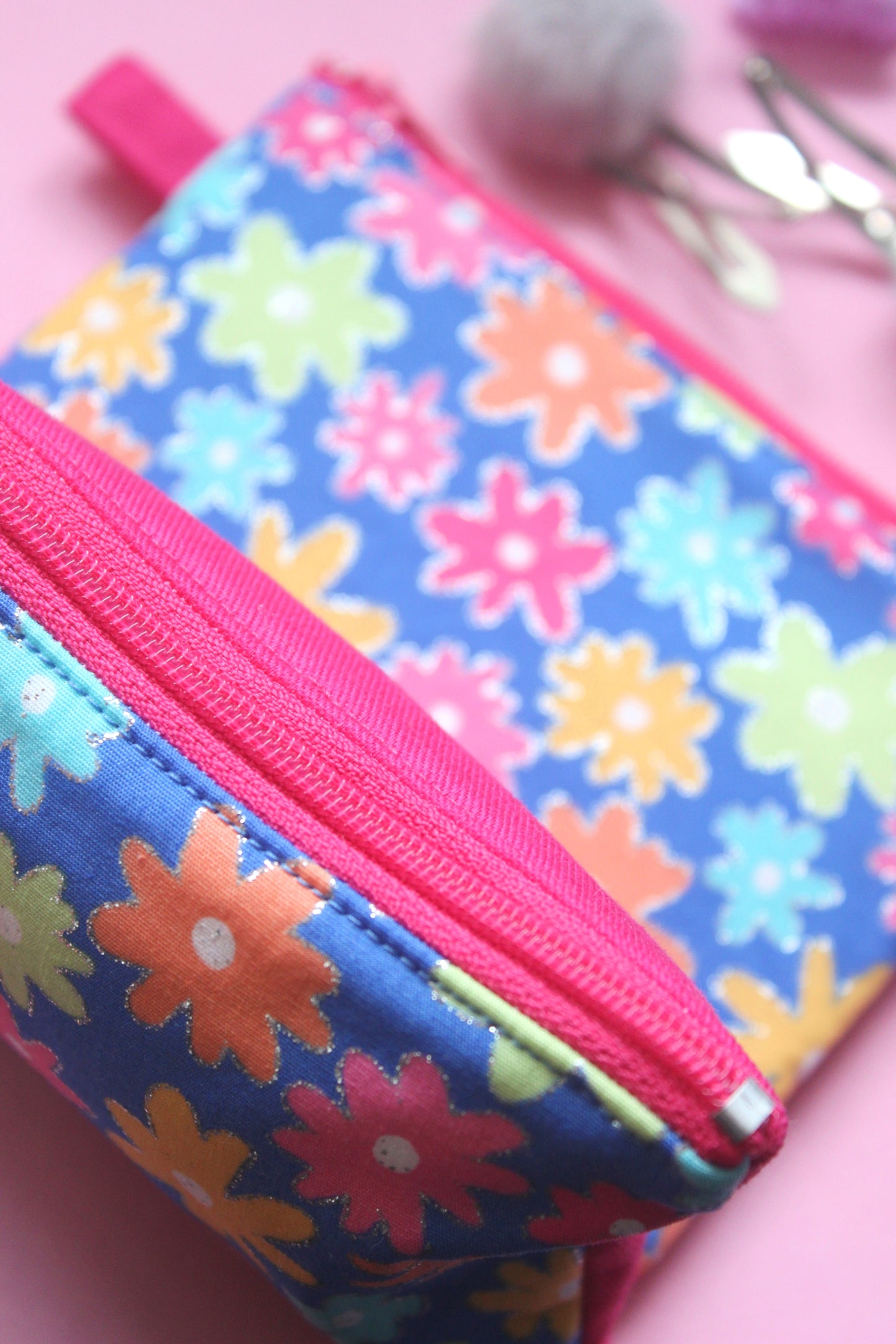 Hair Clip Purse Set 'Flora Sparkles'