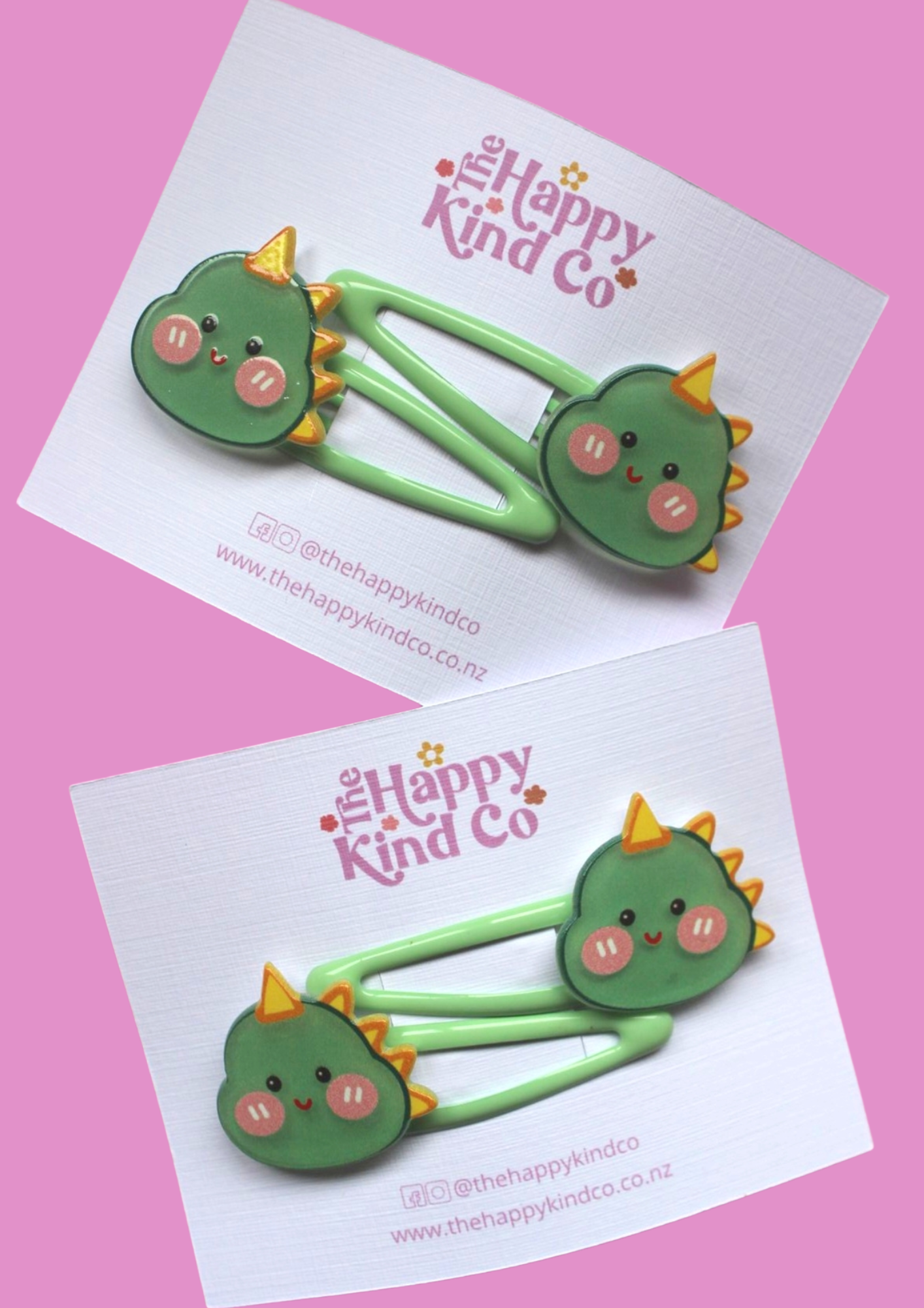 Darcy Dino Clips 2 Pack
