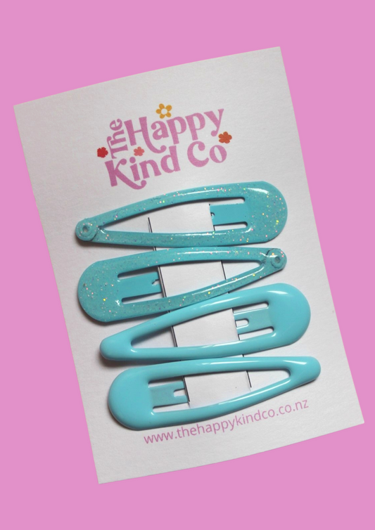 Sky Glitter Jelly Combo Clips